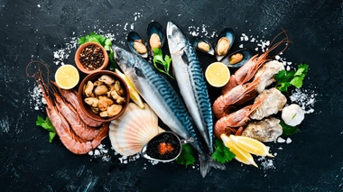 Les poissons et les fruits de mer sont des aliments bénéfiques pour la thyroïde