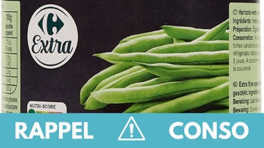 Rappel produit : Haricots verts en bocal