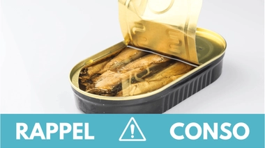 Rappel conso : sardines