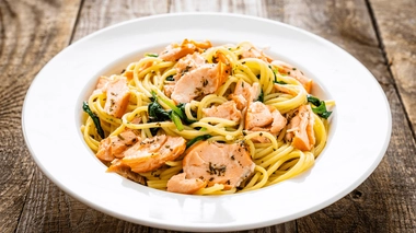 La recette de spaghetti à la truite