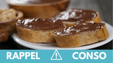 Rappel conso : pâte à tartiner