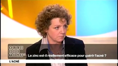 Acné : zinc