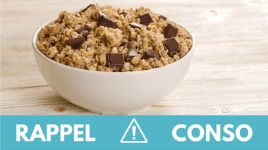 Rappel conso : céréales avoine chocolat