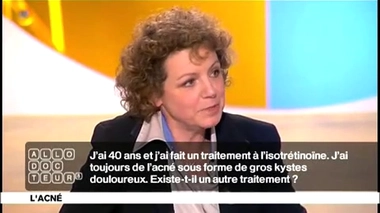 Acné : isotrétinoïne