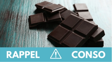 Rappel conso : tablette de chocolat noir