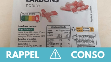 Rappel produit : ne consommez pas ces lardons vendus dans toute la France