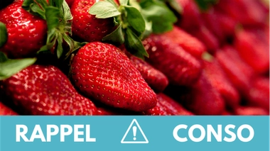 Rappel conso : fraises