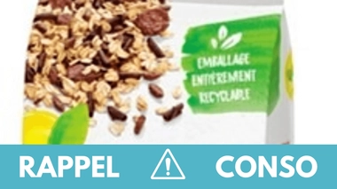 Rappel produit : attention à ce muesli avoine chocolat