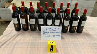 Des milliers de bouteilles ont été saisies par les autorités marocaines