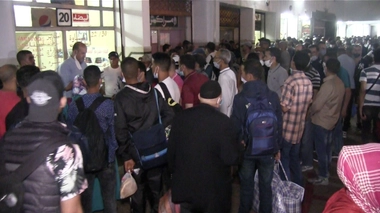 A Casablanca, la gare Ouled Ziane a été littéralement prise d'assaut