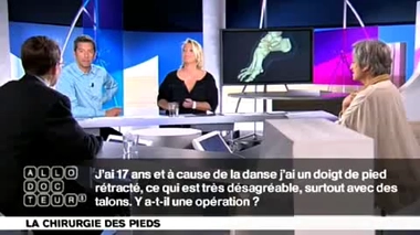 Chirurgie des pieds : opération