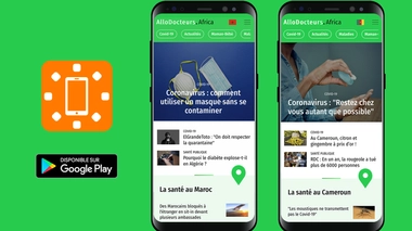 Sur les boutiques d'applications !