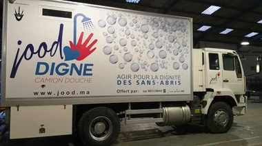 Le premier camion-douche marocain sera opérationnel dès le mois de décembre