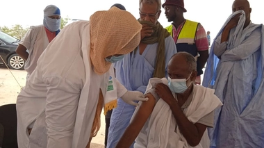 La Mauritanie fait partie des pays africains ayant vacciné au moins 10% de leur population