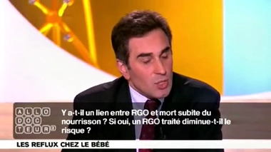 Reflux gastro-œsophagien du bébé et mort subite