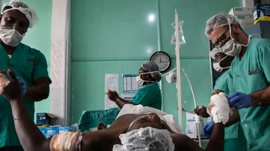 Une intervention au sein de l’hôpital Mary Soledad Hospital Bamenda, au Nord-Ouest du Cameroun