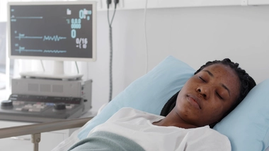 Une patiente hospitalisée pour insuffisance cardiaque