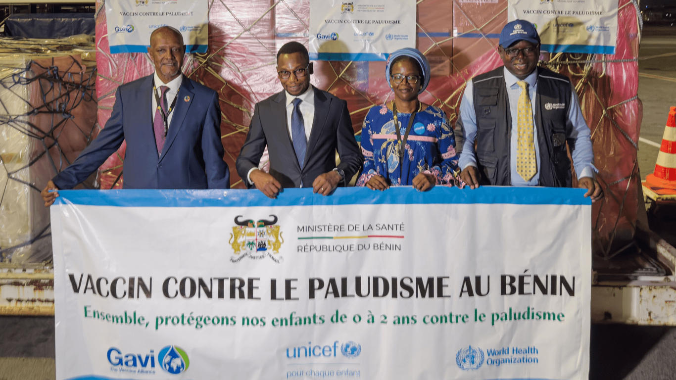 Le Bénin reçoit ses premières doses de vaccin antipaludique pour les ...