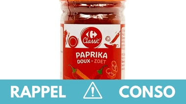 Rappel produit : n'utilisez pas ces lots de paprika en poudre