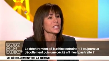 Décollement de la rétine : déchirement et mouches volantes