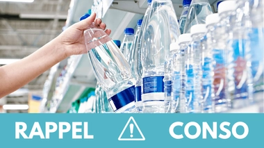 Attention à ne pas boire cette eau contaminée vendue chez Auchan