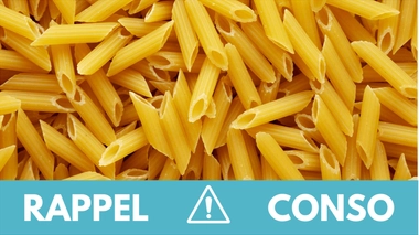 Rappel conso : pâtes penne