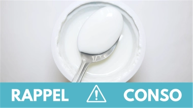 Rappel conso : yaourts