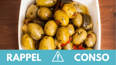 Rappel conso : olives