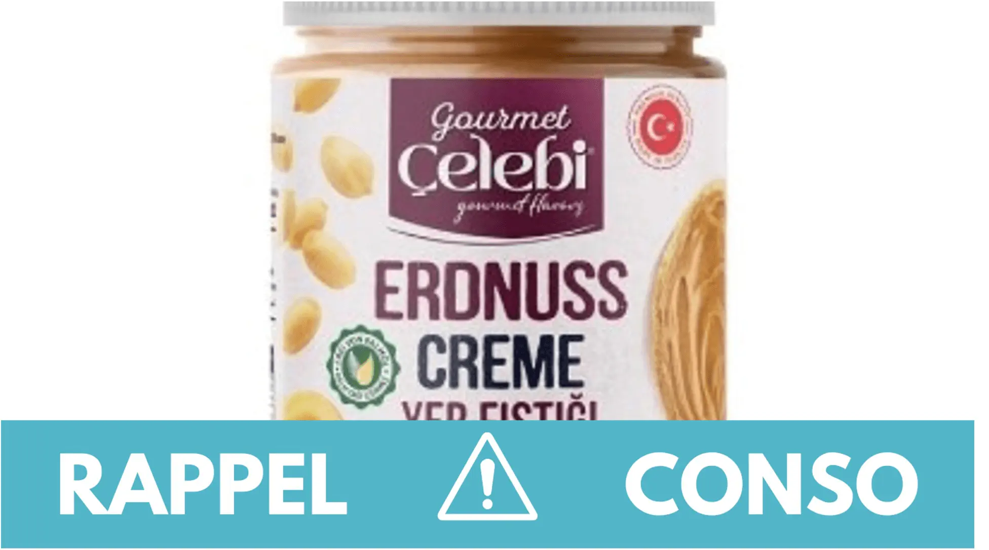 Rappel conso : beurre de cacahuète