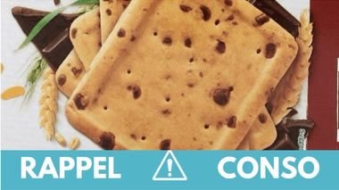 Rappel conso : biscuits aux pépites de chocolat