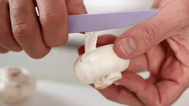 Manger la peau des champignons 
