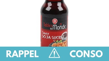 Rappel produit : ne consommez pas cette sauce soja