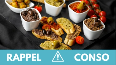 Rappel conso : tapenade