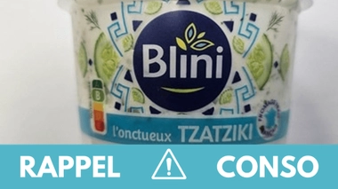 Salmonelles : du tzatziki rappelé dans toute la France