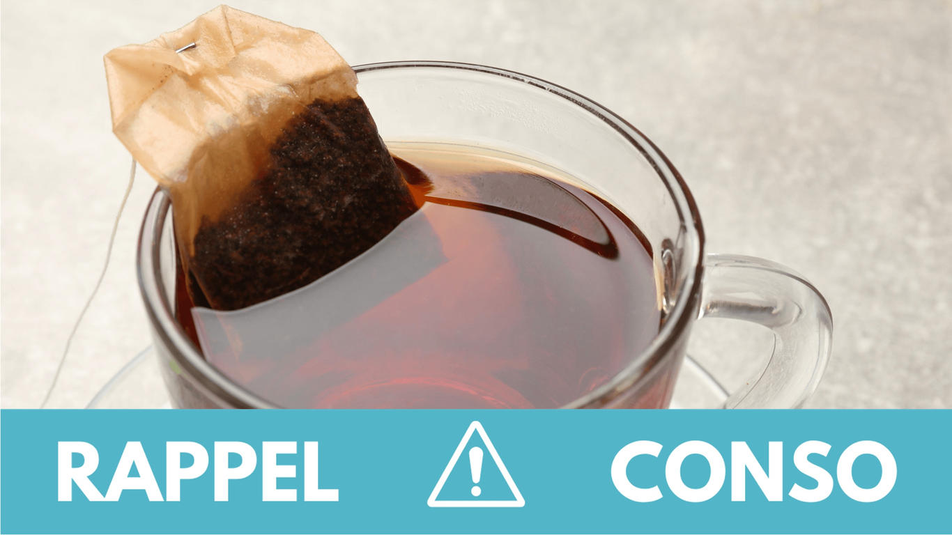 Des sachets de thé vendus chez Carrefour rappelés dans toute la France