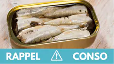 Rappel conso : sardines à l'huile