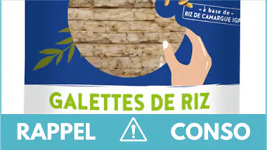Rappel conso : galettes de riz
