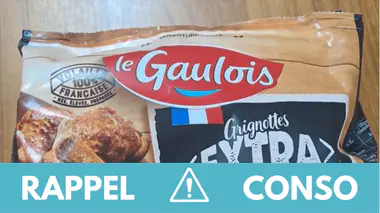 Rappel conso : grignottes de poulet