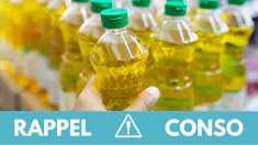 Rappel conso : huile de tournesol