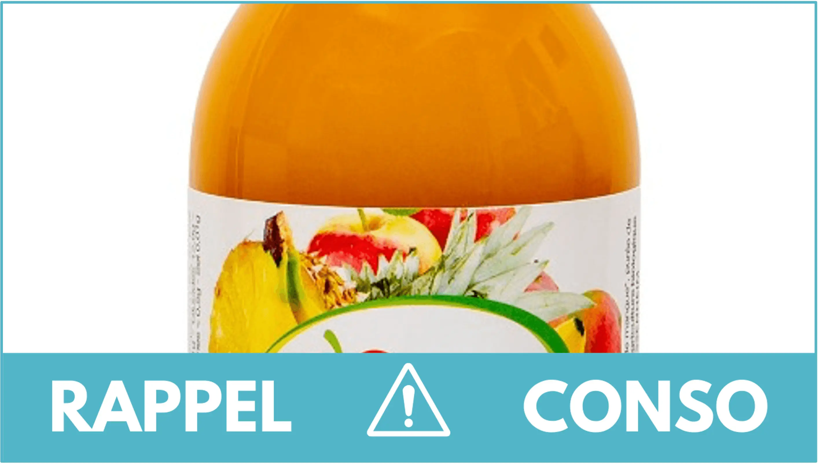 Rappel conso : jus de fruits