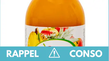 Rappel conso : jus de fruits