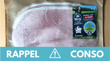 Rappel conso : jambon cuit