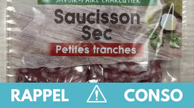 Salmonelles : ne consommez pas ce saucisson sec Monique Ranou