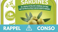 Rappel produit : attention à ces sardines vendues partout en France