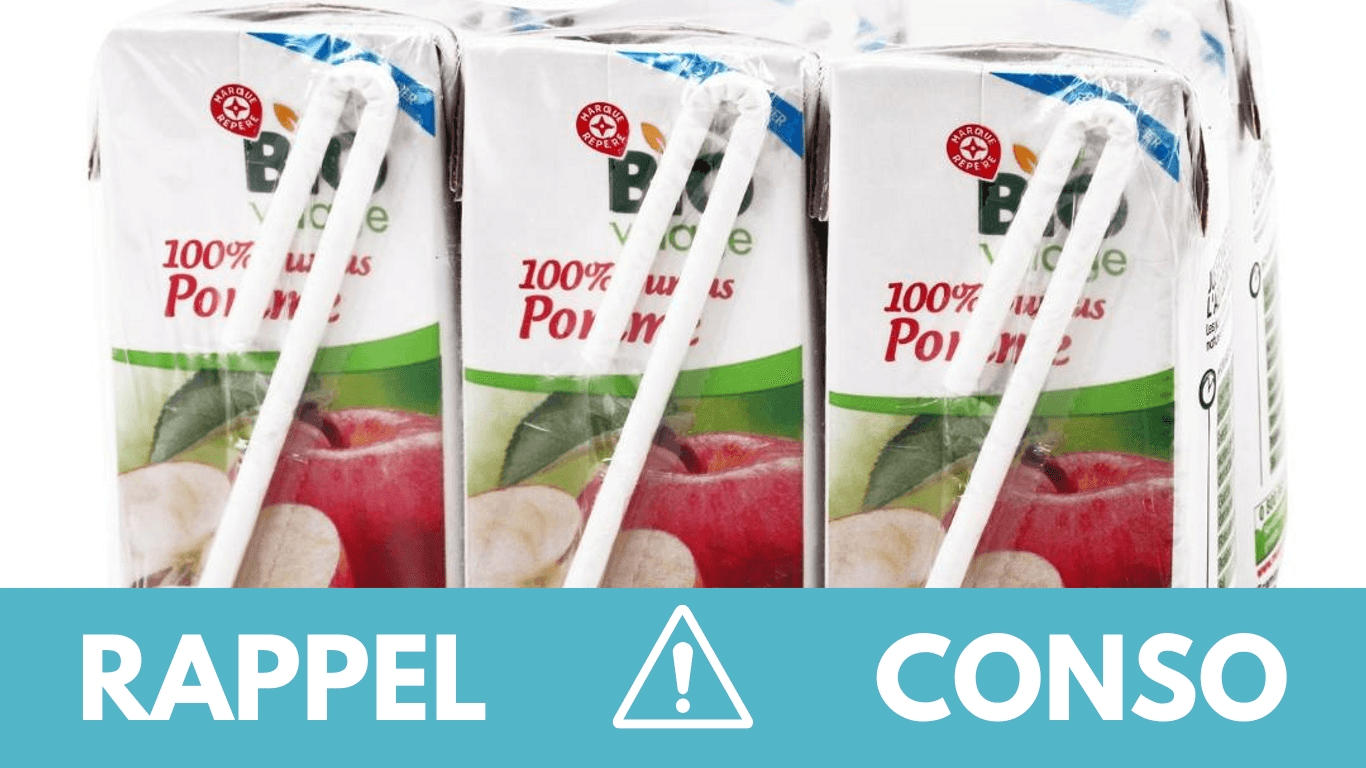 Rappel produit : ne consommez pas ces jus de pomme vendus dans toute la France