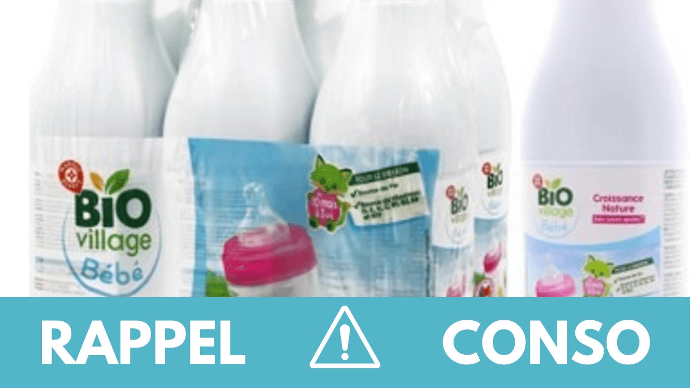 Plusieurs lots de lait de croissance rappelés : ce qu'il faut savoir