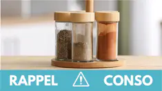Rappel conso : épices contaminées par des salmonelles