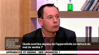 Appendicite : signes