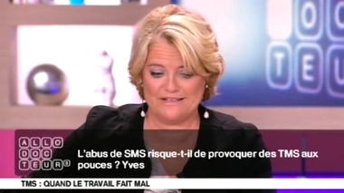 L'abus de SMS risque-t-il de provoquer des TMS aux pouces ?