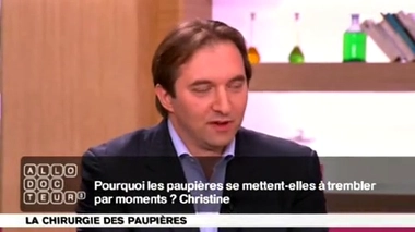 Chirurgie des paupières : tremblements